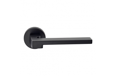 Ginevra Series Fashion forme Door Handle on Round Rosette Frosio Bortolo for Minimalist Architecture