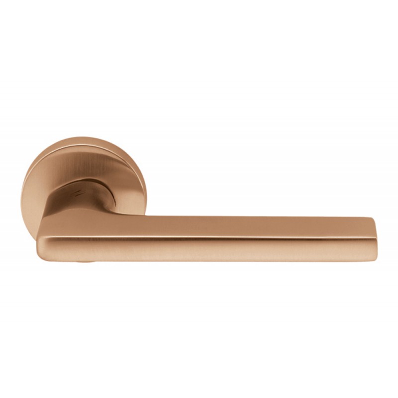 Gira Matt Vintage Door Handle on Rosette Ideal for Women by Colombo Design