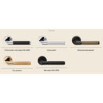 Grip Linea Calì Door Handle Modern Brass Collection