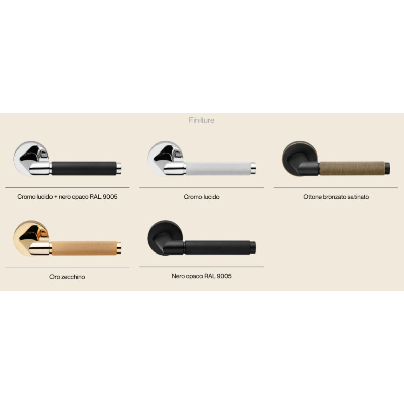 Grip Linea Calì Door Handle Modern Brass Collection