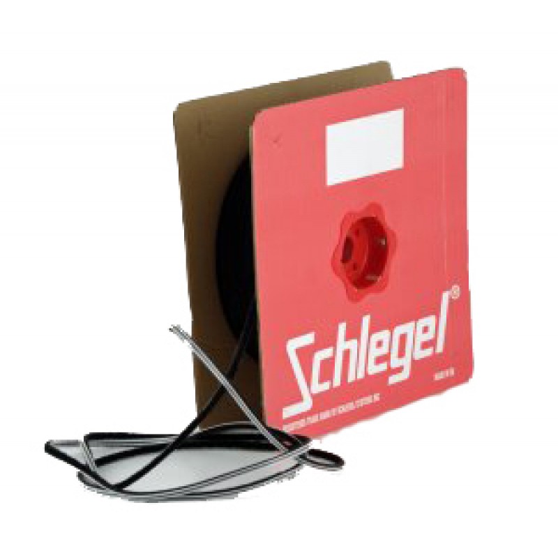 Brush seal Schlegel Polybond 4,8x900mm Without Fin Black Roll 225m
