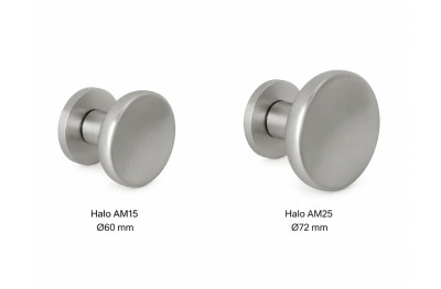 Halo Colombo Design Fixed Door Knob Ø60 or Ø72 Alberto Meda