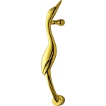 Heron Forged Brass Pull Handle Elements PFS Pasini