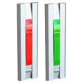 Red Green Indicator Lamp With Push Button for Doors 55031 Profilo Series Opera