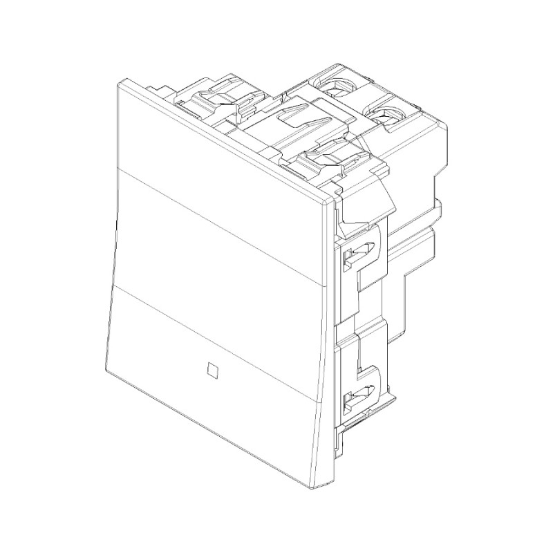 VIMAR LINEA 30000.2B/C/G Switch Aligned and Illuminable
