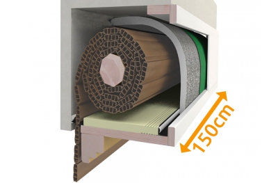 Cassonetto dialing 150 for insulation Blinds PosaClima Renova