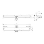 K-ECO S3 Nekos Chain Actuator for Top/Bottom Hung Dome Skylight