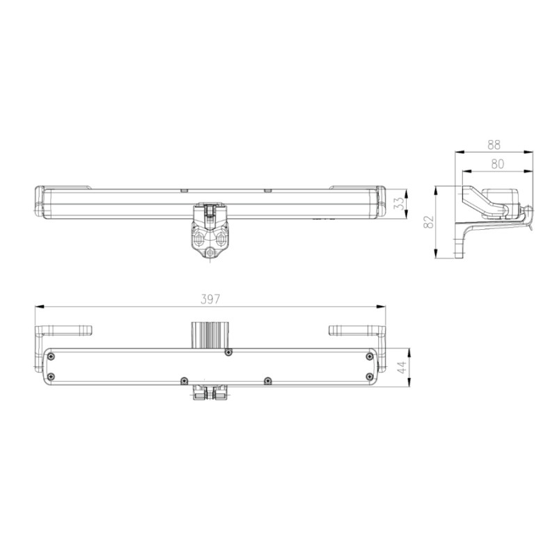 K-ECO S3 Nekos Chain Actuator for Top/Bottom Hung Dome Skylight