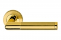 Karina Satin + Polished Brass Door Handle by Linea Calì