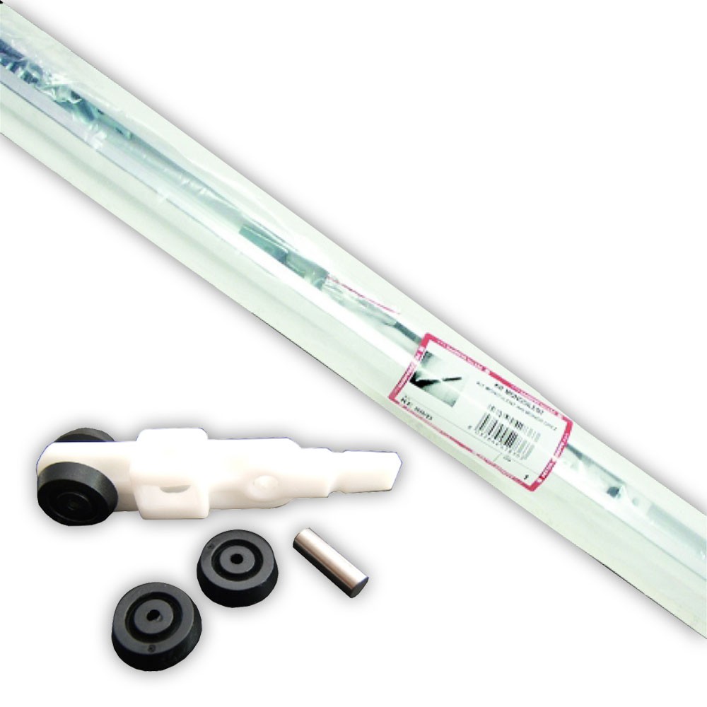 KE 40/D Monosilent Kit Up to 120cm 40Kg For Sliding Internal Wooden Doors Pettiti Giuseppe