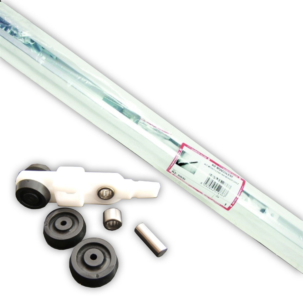 KE 40/C Monosilent Kit For Sliding Internal Wooden Doors Up to 120cm 40Kg Pettiti Giuseppe