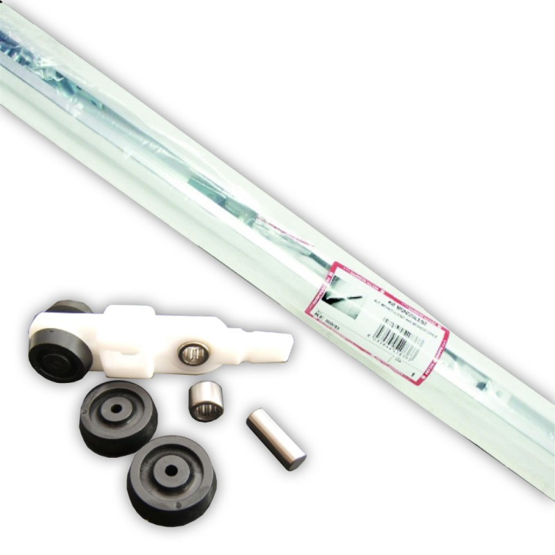 KE 40/C Monosilent Kit For Sliding Internal Wooden Doors Up to 120cm 40Kg Pettiti Giuseppe