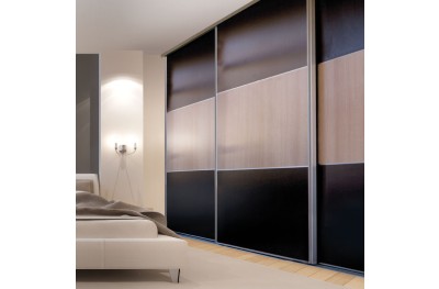 Walk-in Wardrobe Kit PlaKoSilent Pettiti for Wardrobes 2 or 3 Sliding Doors