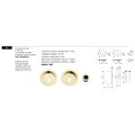 Arieni 95 Round Handle and Lock Kit for Sliding Doors