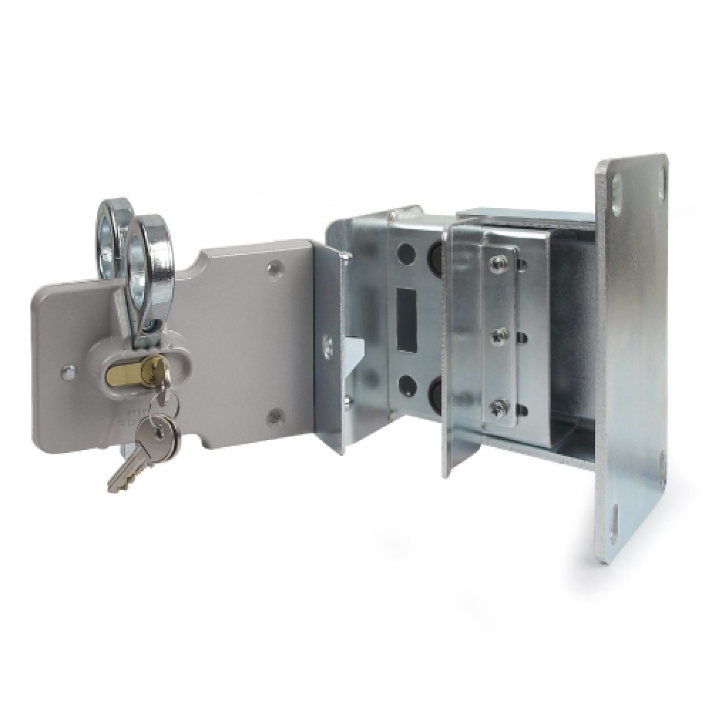 External Gate Lock Kit with Adjustable Limit Stop to Be Fixed
