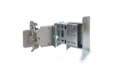 External Gate Lock Kit with Adjustable Limit Stop to Be Fixed