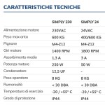 KIT SIMPLY VDS Motor for Sliding Gates Up to 600Kg 230V