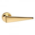 Linea Calì Komfort Pure Gold Door Handle on Rosette
