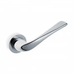 Le Mans Design Manital Polished Chrome Pair of Door Lever Handles