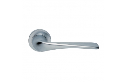 Le Mans Design Manital Satin Chrome Pair of Door Lever Handles