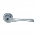Le Mans Design Manital Satin Chrome Pair of Door Lever Handles