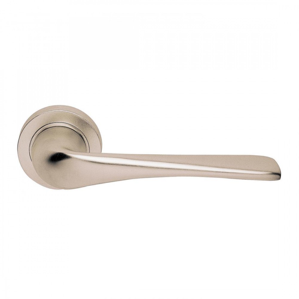 Le Mans Design Manital Satin Nickel Pair of Door Lever Handles