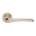 Le Mans Design Manital Satin Nickel Pair of Door Lever Handles