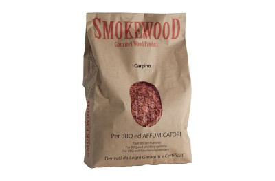 Alpine Wild Cherry Italian Gourmet Wood Chips from Trentino for BBQ and Smoker 3,3 Lt Smoke&Wood