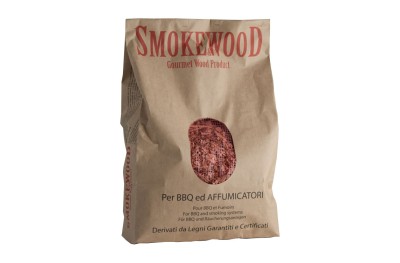 Alpine Wild Cherry Italian Gourmet Wood Chips from Trentino for BBQ and Smoker 3,3 Lt Smoke&Wood