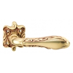 Liberty French Gold Door Handle on Rosette Linea Calì Vintage