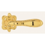 Liberty Gold Plated Door Handle on Rosette Linea Calì Vintage
