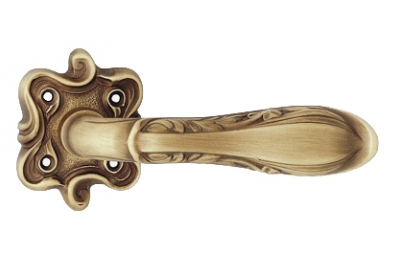 Liberty Patinè Mat Door Handle on Rosette Linea Calì Vintage