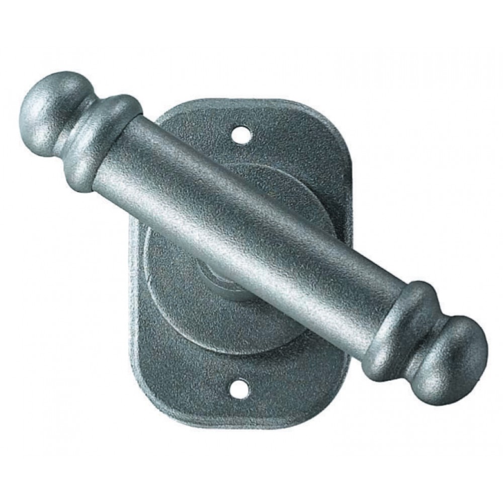 Lisbon Galbusera Window Handle with Rosette Wrought Iron