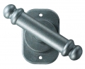 Lisbon Galbusera Window Handle with Rosette Wrought Iron