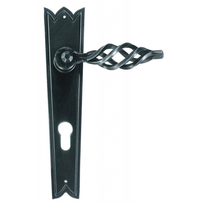 London Galbusera Door Handle with Plate