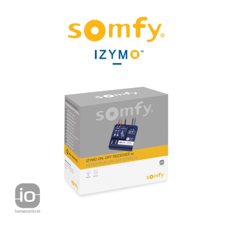 Smart and Connected Lights with Somfy Izymo Receiver ON/OFF IO