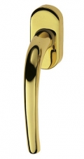 Luna DK Dreh Kipp Window Handle Brass-made Easy Line PFS Pasini