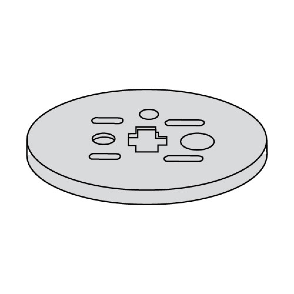 M01A Resin Rosette Accessory for PremiApri Knobs Serie Nova Meroni