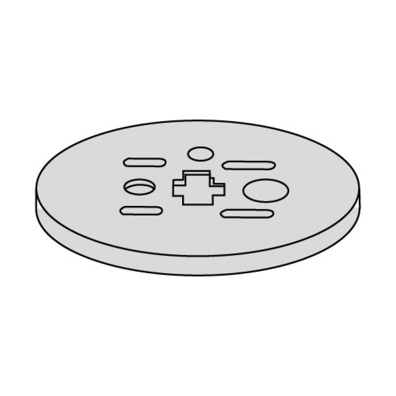 M01A Resin Rosette Accessory for PremiApri Knobs Serie Nova Meroni