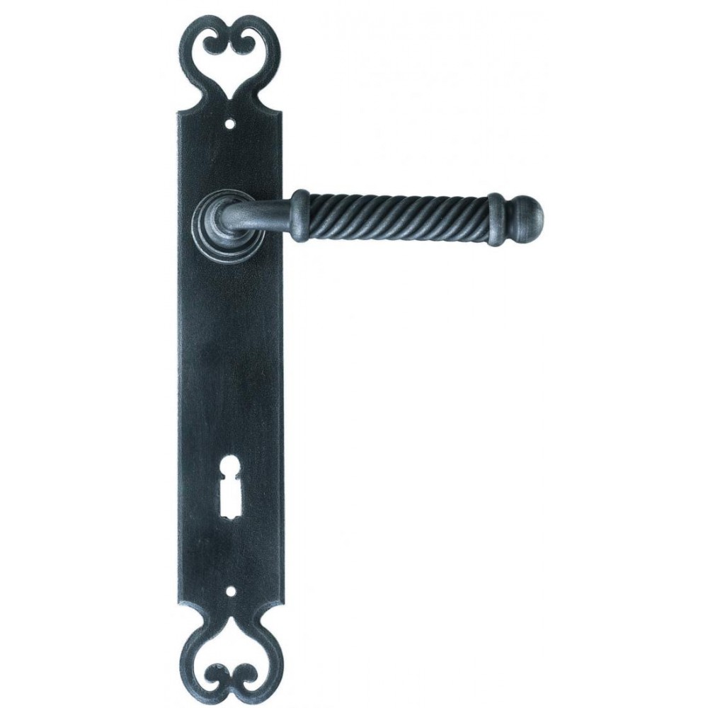 Madrid Galbusera Door Handle with Plate