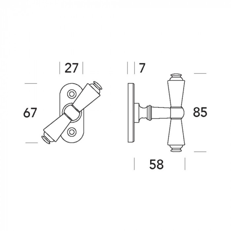 Window Hammer Handle Vintage Brass Reguitti Ginevra