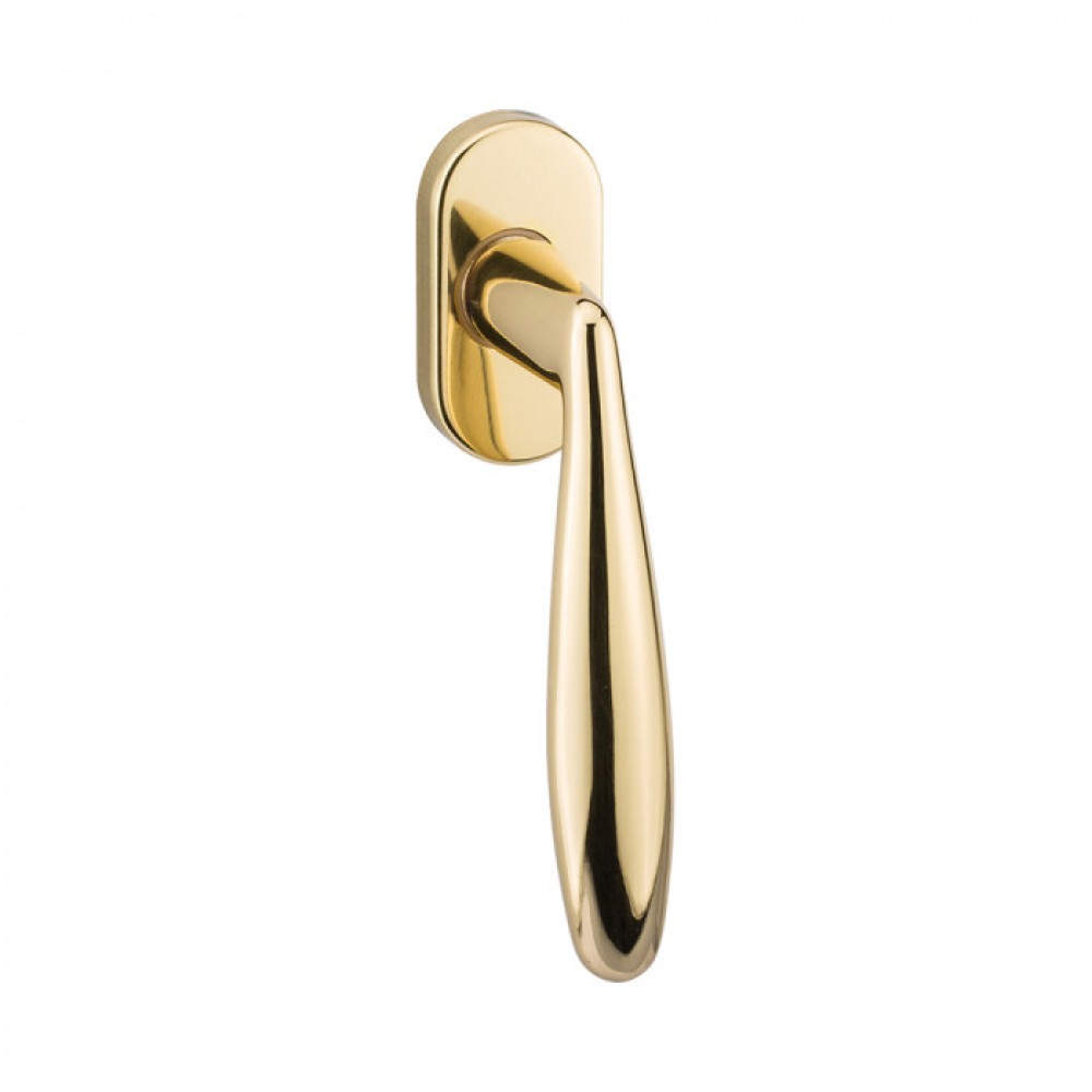 DK Reguitti Alisè Window Handle with Choice of Brass Finish