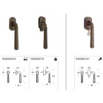 Vintage Window Handle DK Opening Reguitti Charme