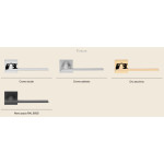 Jet Linea Calì Door Handle Sharp Lines Slim Grip Made in Italy