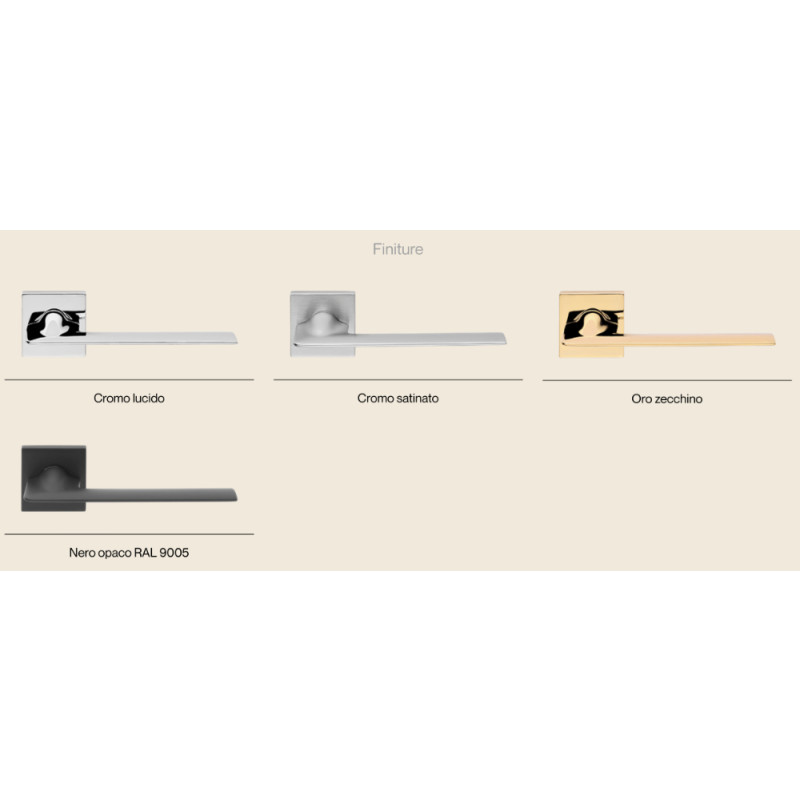 Jet Linea Calì Door Handle Sharp Lines Slim Grip Made in Italy