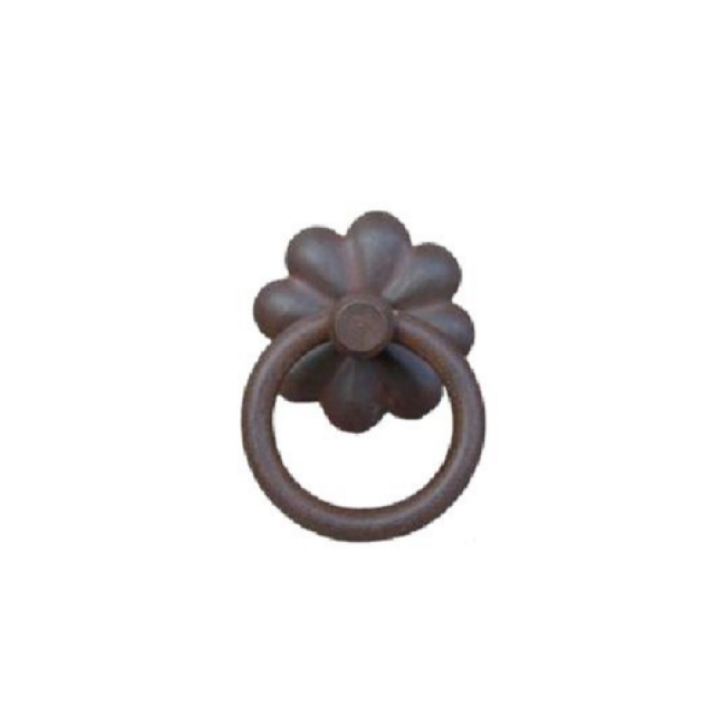 Handmade Furniture Handle Ring Galbusera 025 in Artistic Iron
