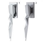 Window handle DK of the Famous Architect Zaha Hadid H356 F RS-41 ZH Duemilacinque Fusital Valli & Valli