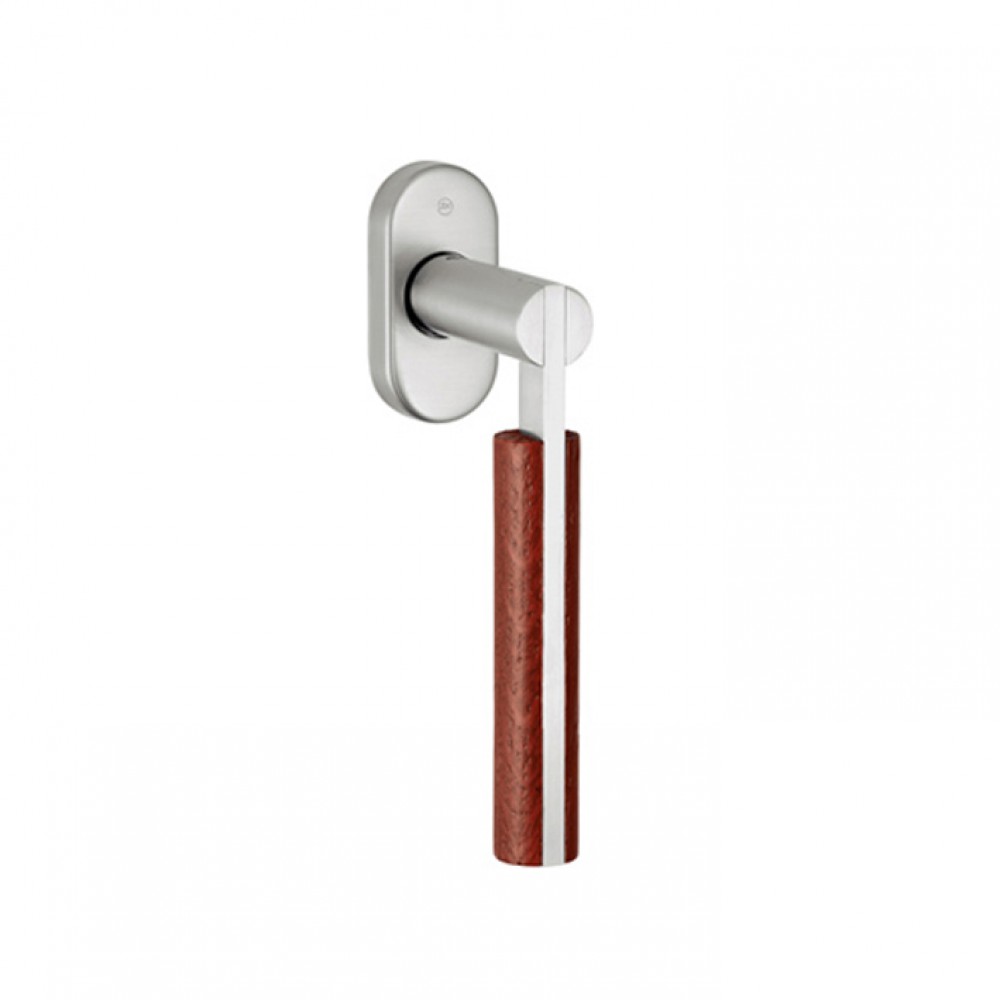 pba 2002.YOD.DK Handle for Windows in Wood and Stainless Steel AISI 316L