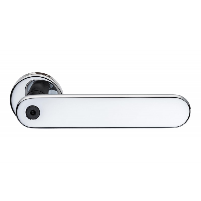Door Handle with Personalized Writing H 1055 Words by the Italian Designer Franco Poli for Valli & Valli