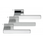 Japanese Design Door Handle H 1045 Bess by Designer Yoshimi Kono for Valli & Valli